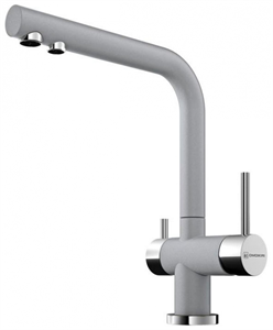 Смеситель для мойки Omoikiri Nagano-GR (4994219) leningrad grey/хром 4994219