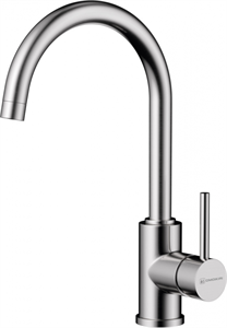 Смеситель для мойки Omoikiri Shinagawa-BN (4994230) нержавеющая сталь 4994230