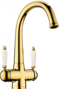 Смеситель для кухни Omoikiri Okinawa-2-G золото 4994253 4994253