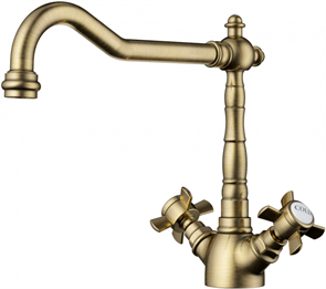 Смеситель для кухни Omoikiri Tokigawa-AB античная латунь 4994257 4994257