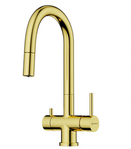Смеситель для кухни Omoikiri Akita-S-LG светлое золото (4994350) 4994350