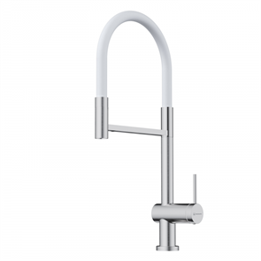 Смеситель Omoikiri Kanto-2 Plus-SB-BN-WH нержавеющая сталь/белый 4994450 4994450