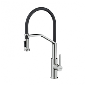 Смеситель Omoikiri Makkari 2 Plus-SB-BN-BL нержавеющая сталь/черный 4994494 4994494