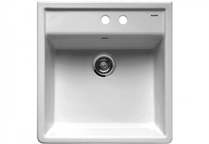 Blanco Panor 60, мойка, керамика, глянцевый белый, 2 отверстия 514501