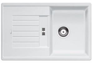 Blanco Zia 45S, мойка, гранит, белый 514726