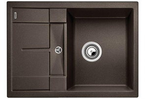 Blanco Metra 45S Compact, мойка, гранит, кофе, с клапаном-автоматом 519581