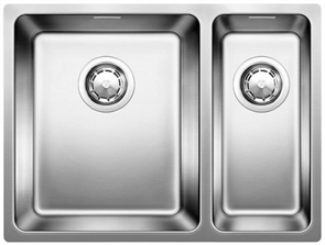 Blanco Andano 340/180-U, мойка, нерж. сталь с зеркальной полировкой, без клапана-автомата, левая 522979