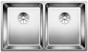 Blanco Andano 340/340-U, мойка, нержавеющая сталь с зеркальной полировкой, без клапана-автомата 522983