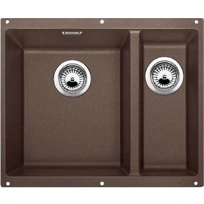 Blanco Subline 340/160-U, мойка, гранит, кофе (чаша слева) 523557