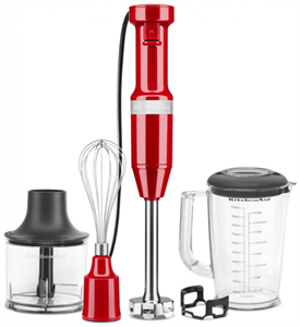 Блендер погружной KitchenAid 5KHBV83EER, красный 5khbv83eer