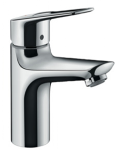 Смеситель Hansgrohe Novus 71081000 Loop 100, для раковины, с донным клапаном, хром 71081000