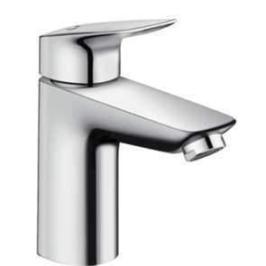 Смеситель для раковины Hansgrohe Logis 71102000, CoolStart, с донным клапаном, хром 71102000