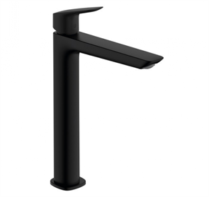 Смеситель Hansgrohe Logis 71257670, 240 Fine для раковины, с донным клапаном, черный матовый 71257670
