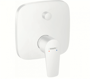 Смеситель Hansgrohe Talis E 71474700 для ванны, белый матовый 71474700