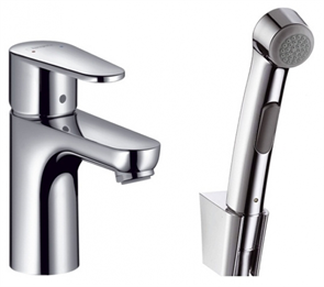 Смеситель Hansgrohe Talis E 71729000 для раковины с гигиеническим душем, хром 71729000