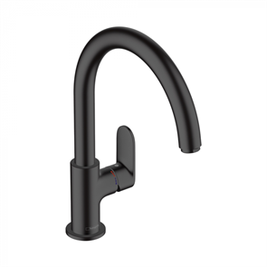 Смеситель Hansgrohe Vernis Blend 71870670 M35 для кухонной мойки, матовый черный 71870670