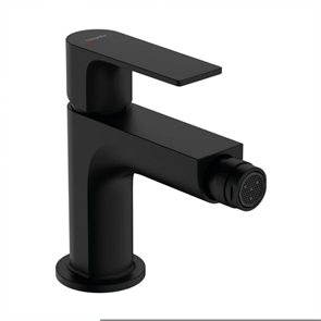 Смеситель Hansgrohe Rebris 72213670 E для биде, с набором для слива, черный матовый 72213670