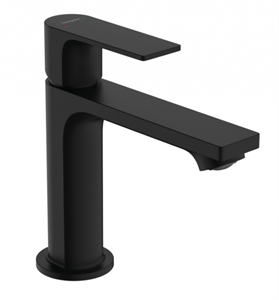 Смеситель для раковины Hansgrohe Rebris 72557670 E, с донным клапаном, черный матовый 72557670