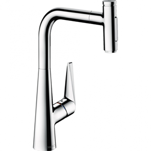 Смеситель Hansgrohe Select 72823000, для кухонной мойки, с вытяжным изливом, цвет хром 72823000
