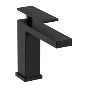 Смеситель для раковины Hansgrohe Tecturis E 73010670, с донным клапаном, цвет черный матовый 73010670