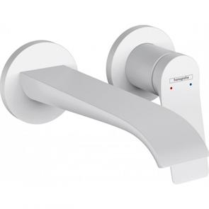 Смеситель Hansgrohe Vivenis 75050700 для раковины, со сливным гарнитуром, белый матовый 75050700