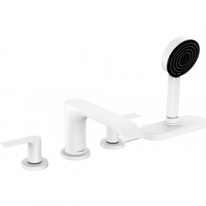 Смеситель Hansgrohe Vivenis 75444700 на борт ванны, белый матовый 75444700