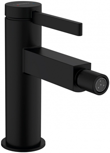 Смеситель Hansgrohe Finoris 76200670 для биде, с донным клапаном Push-Open, чёрный матовый 76200670