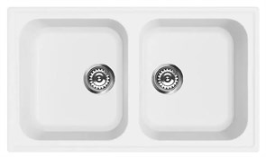 Smeg LZ862B мойка, гранит, 860х500 мм, белый 8017709183233