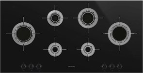 Встраиваемая газовая варочная панель Smeg PVL6106CN 8017709220624
