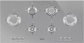 Газовая варочная панель Smeg PXL6106 8017709220631