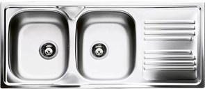 Smeg LYP116D мойка, нержавеющая сталь, 1160х500 мм, нержавеющая сталь с микродекором 8017709251581