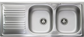 Smeg LYP116S мойка, нержавеющая сталь, 1160х500 мм, нержавеющая сталь матовая 8017709251598