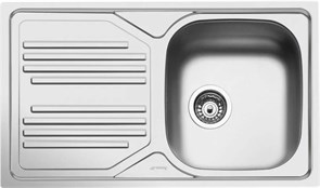 Smeg LYP861S мойка, нержавеющая сталь, 860х500 мм, нержавеющая сталь матовая 8017709251635