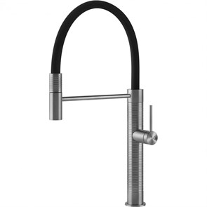 Smeg MID6SS смеситель для кухни, нержавеющая сталь, высокий поворотный выдвижной излив 8017709269012