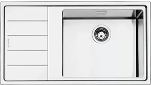 Smeg LFTG861S мойка, нержавеющая сталь, 870x510 мм, нержавеющая сталь матовая, чаша справа 8017709282417