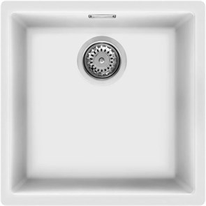 Smeg VZP45B мойка, гранит, 456х456 мм, белый 8017709294113