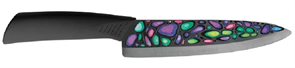 Mikadzo Imari-BL-CH, нож "Шеф", 175 мм, керамика, черный цвет
