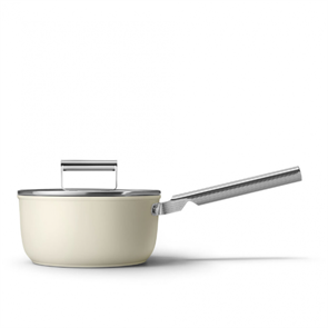 Smeg CKFS2011CRM сотейник с крышкой, 42,3х21,5х10 см, кремовый матовый 8017709308858