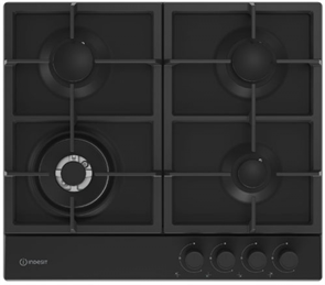 Варочная панель газовая Indesit THPM 642 WS/BL/I, черный 869890400260