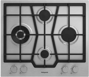 Варочная панель газовая Hotpoint HGMT 643 W IX, нержавеющая сталь 869891100430