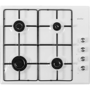 Встраиваемая газовая варочная панель Simfer H60Q40W411 8699272058813