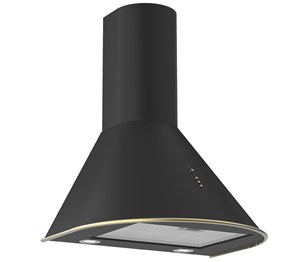 Каминная вытяжка Elikor Омега 60Н-650-К3Д черный/золотистый 959264