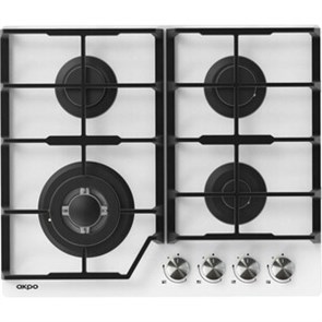 Встраиваемая газовая варочная панель Akpo PGA 604 HGC-T WH ak-16024