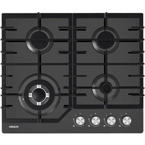 Встраиваемая газовая варочная панель Akpo PGA 604 IGC-T BL ak-16049