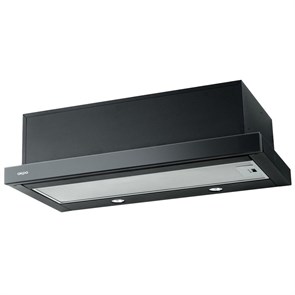 AKPO WK-7 Light eco glass 60, черный встраиваемая вытяжка телескопическая ak-2003