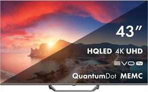 43" Телевизор HAIER Smart TV S2 Pro, QLED, 4K Ultra HD, серый, СМАРТ ТВ, Android TV dh1pm9d00ru