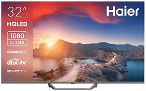32" Телевизор HAIER Smart TV S2 Pro, QLED, FULL HD, серый, СМАРТ ТВ, Android TV dh1u6md04ru