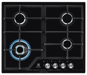 Встраиваемая газовая варочная панель Electrolux EGS6436K egs6436k