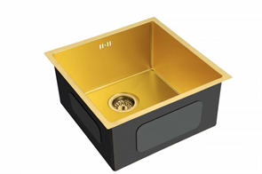 Emar EMB-112 PVD Nano Golden, мойка, нержавеющая сталь, золото emb-112 pvd nano golden