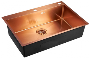 Emar EMB-125A PVD Nano Coppery, мойка, нержавеющая сталь, медь emb-125a pvd nano coppery